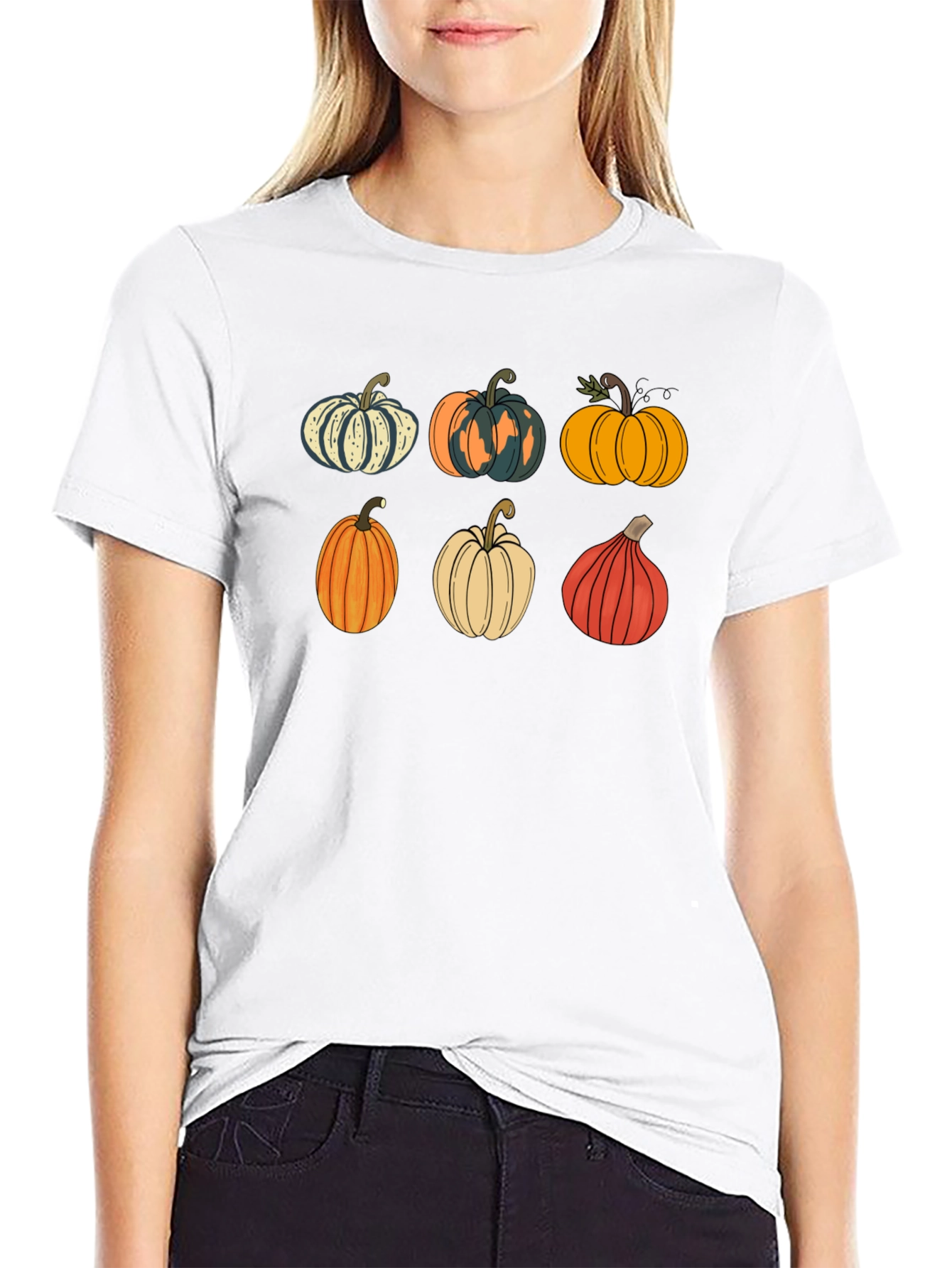 Pumpkin Patch Graphic Tee - Autumnal Style