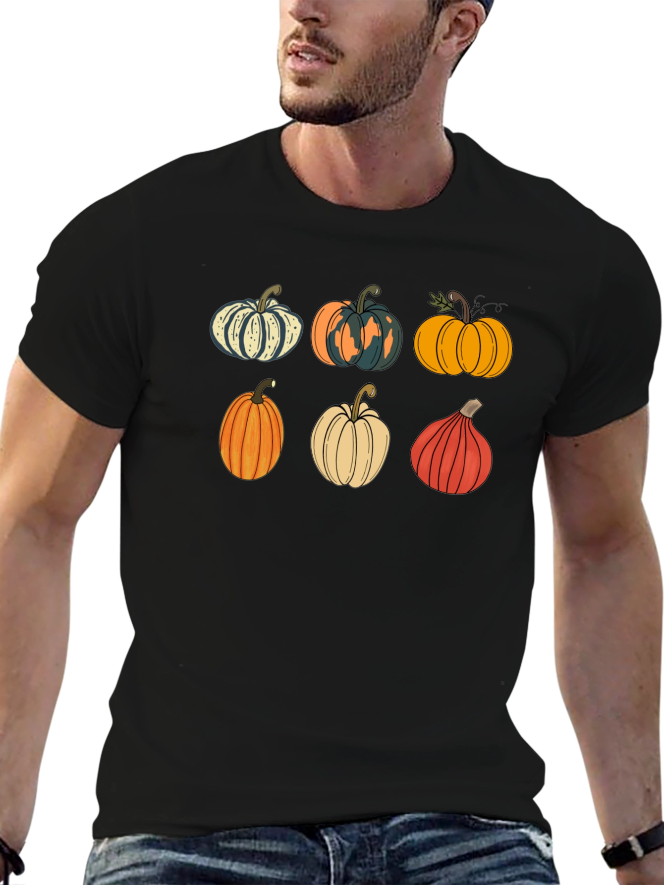 Pumpkin Patch Graphic Tee - Autumnal Style