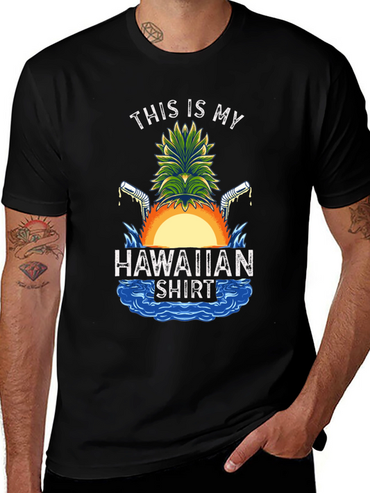 Funny Hawaiian Shirt Graphic Tee