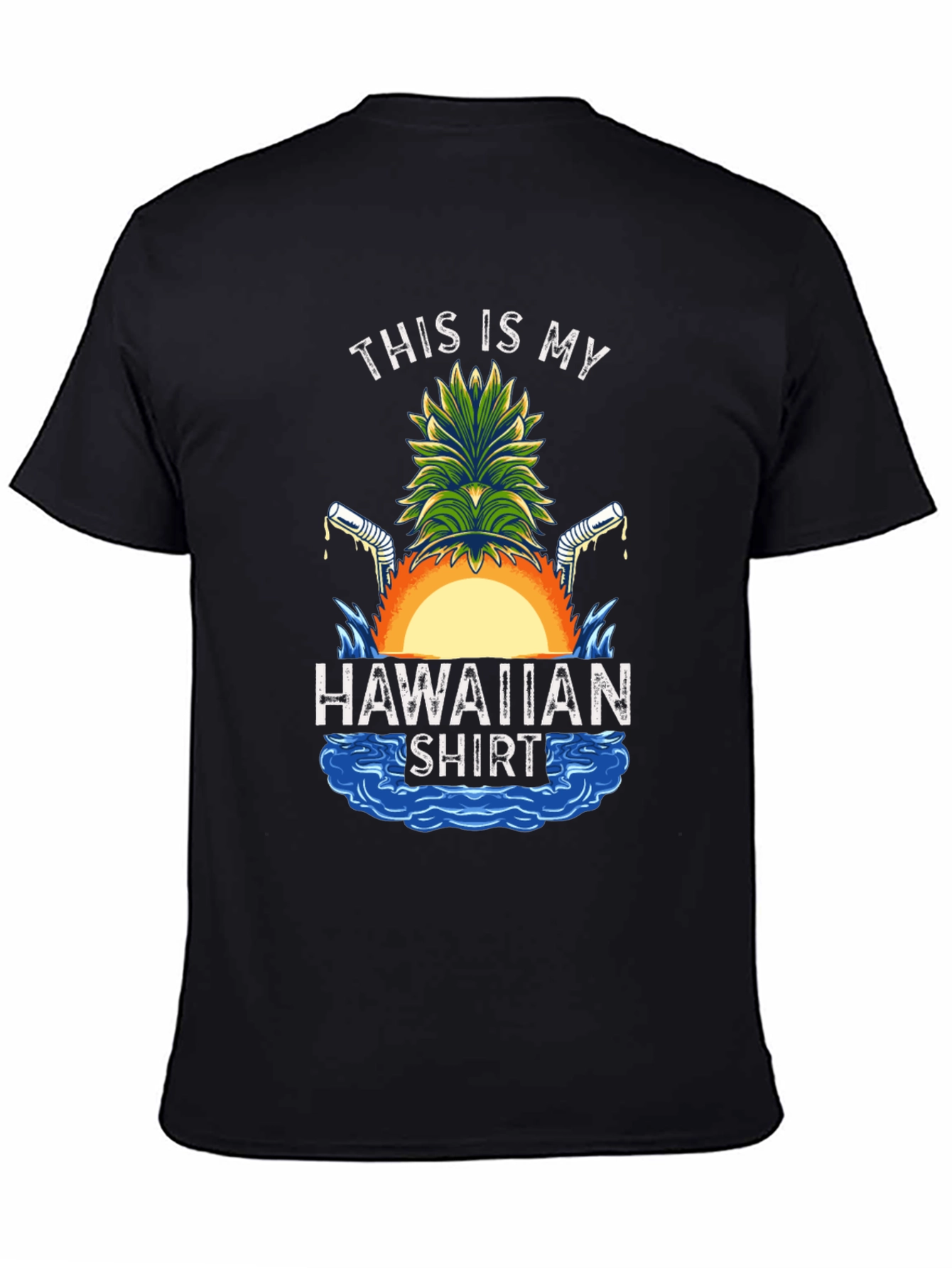 Funny Hawaiian Shirt Graphic Tee