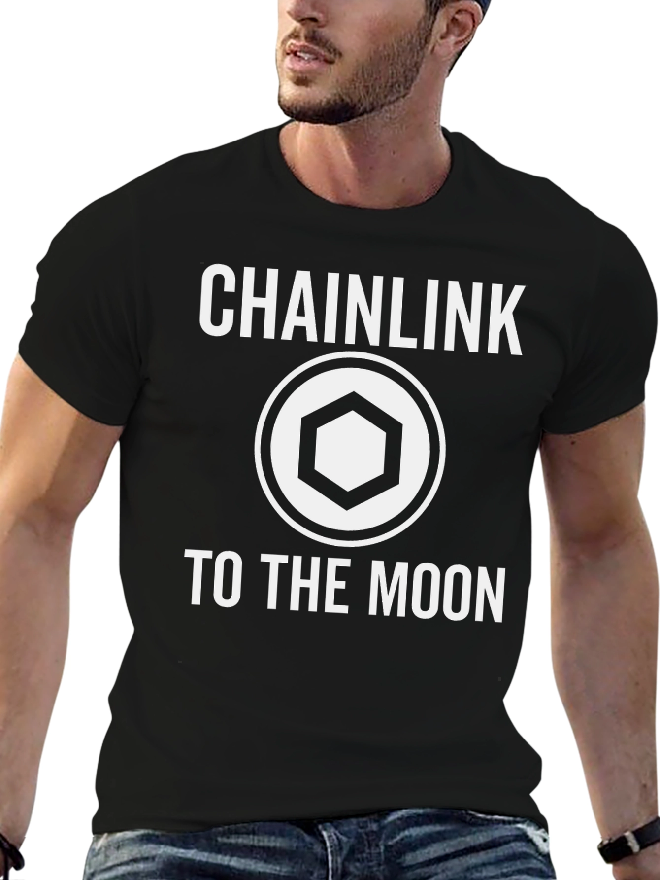 Chainlink To The Moon Crypto T-Shirt