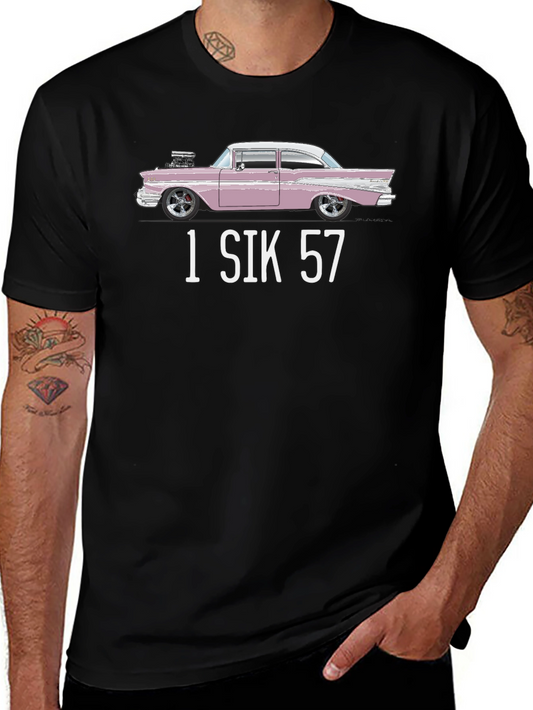 1 SIK 57 Car Graphic T-Shirt