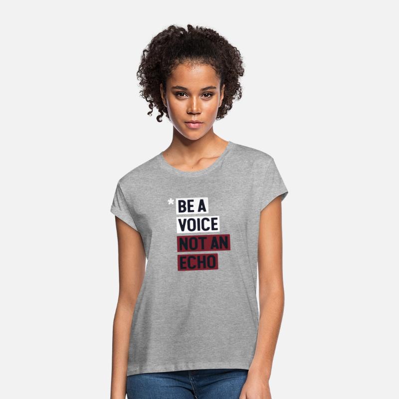 Be a voice not an echo minimalist typography