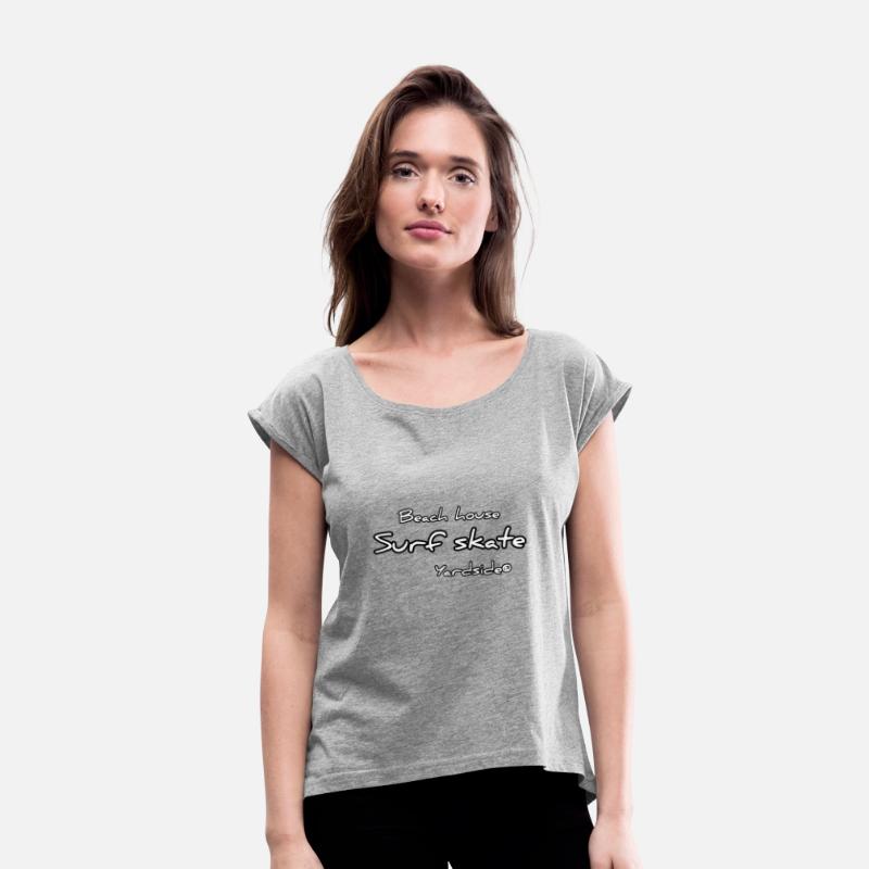 Beach house SURF SKATE Yardside font logo