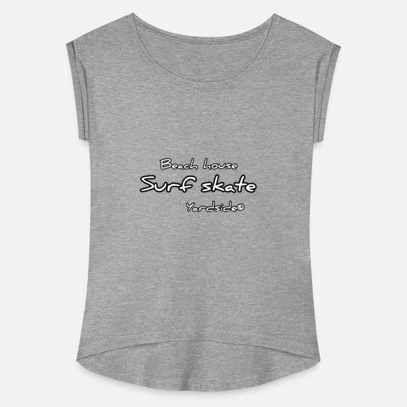 Beach house SURF SKATE Yardside font logo
