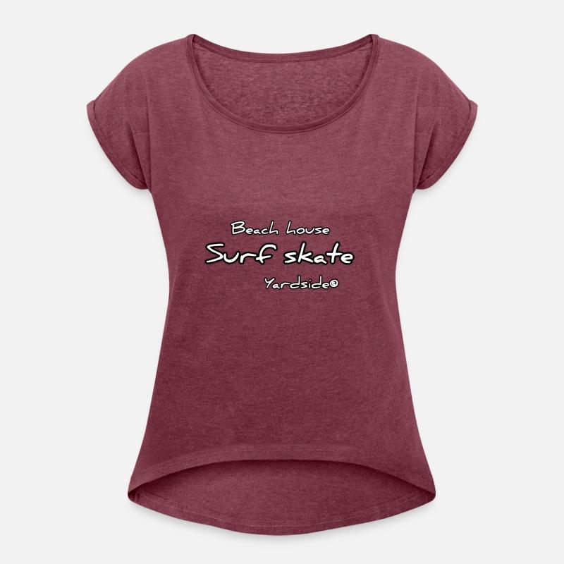 Beach house SURF SKATE Yardside font logo