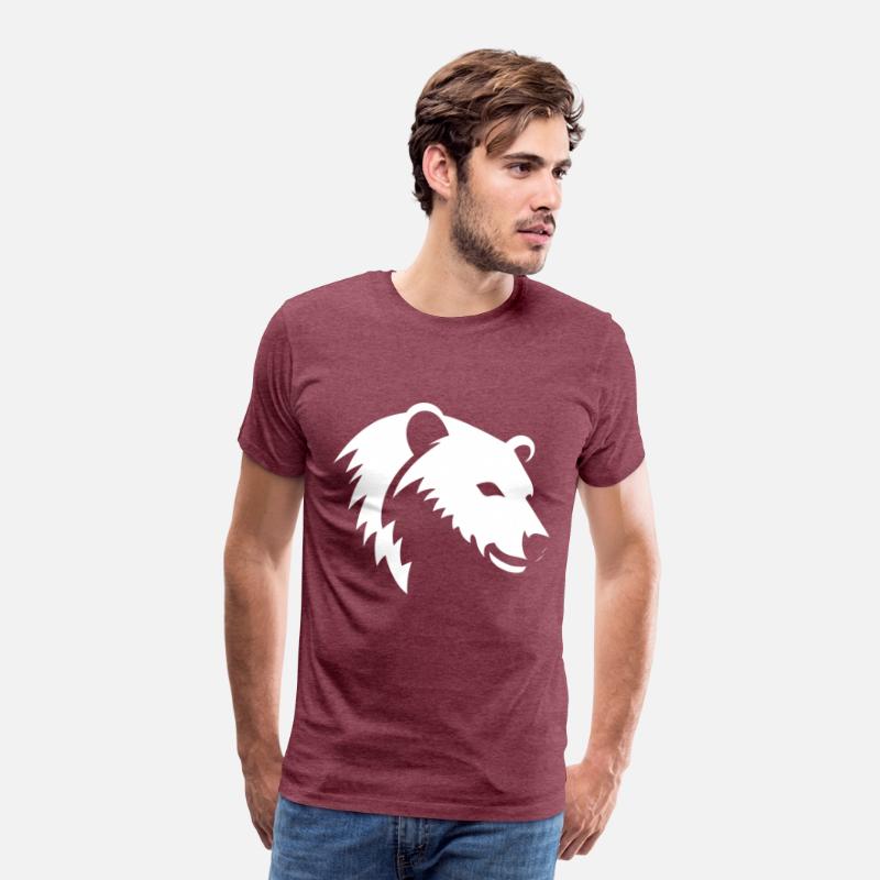 Bear Silhouette of a polar bear head