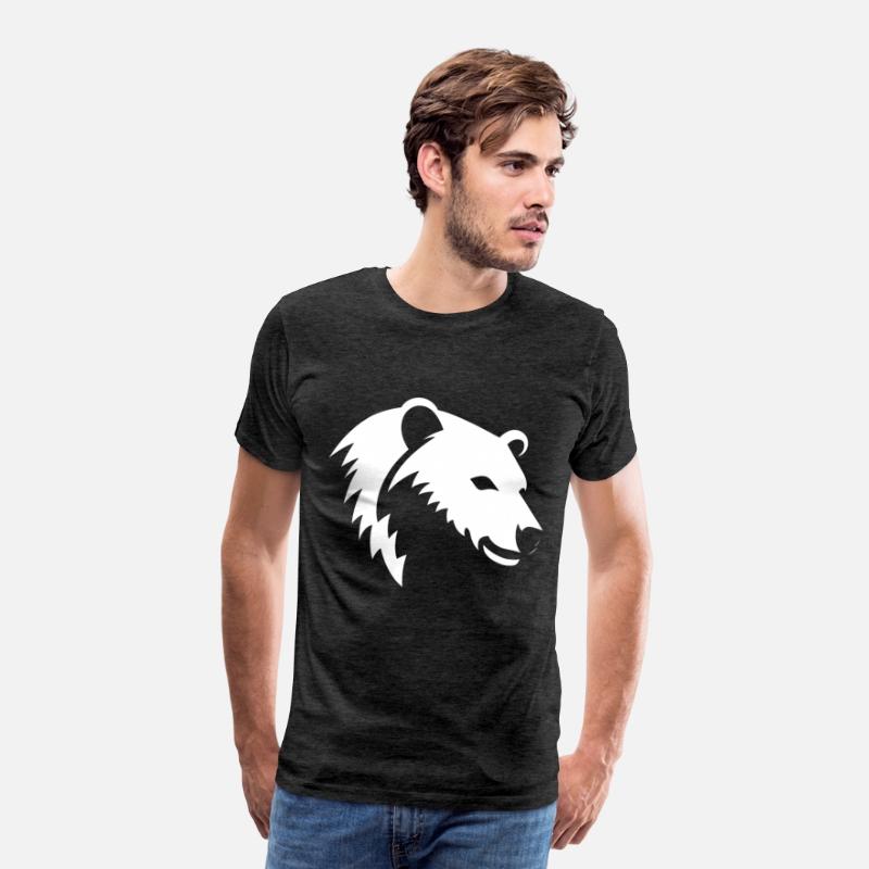 Bear Silhouette of a polar bear head