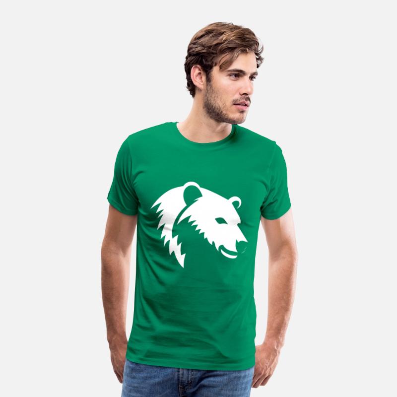 Bear Silhouette of a polar bear head