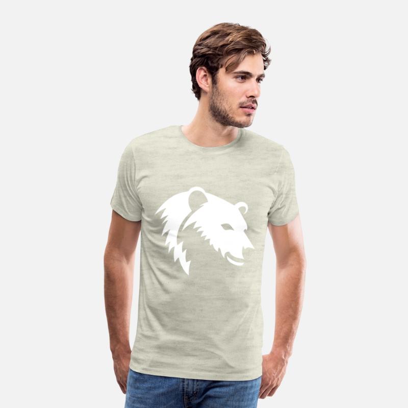 Bear Silhouette of a polar bear head