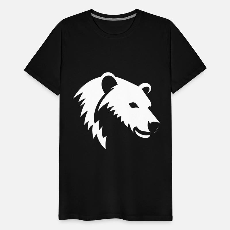 Bear Silhouette of a polar bear head