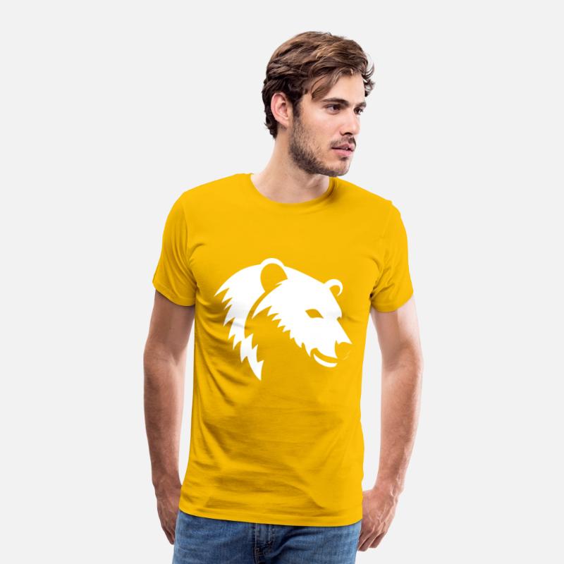 Bear Silhouette of a polar bear head