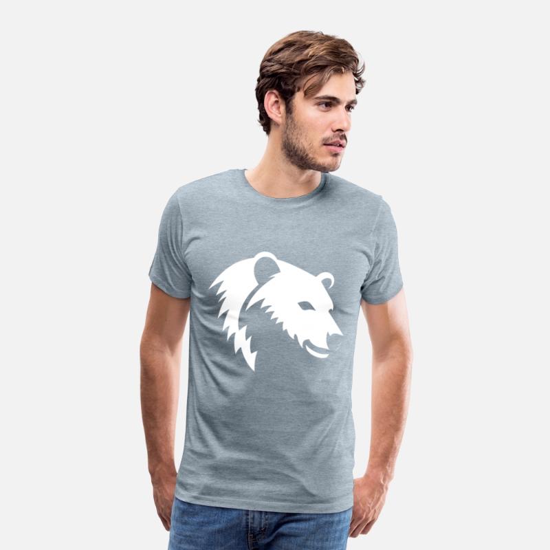 Bear Silhouette of a polar bear head