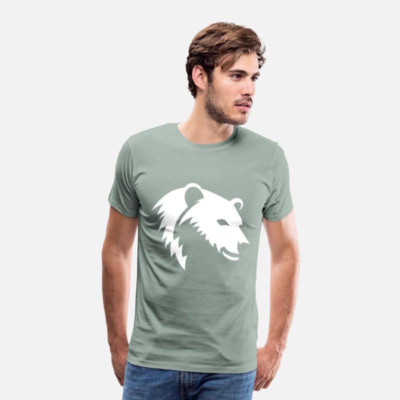 Bear Silhouette of a polar bear head