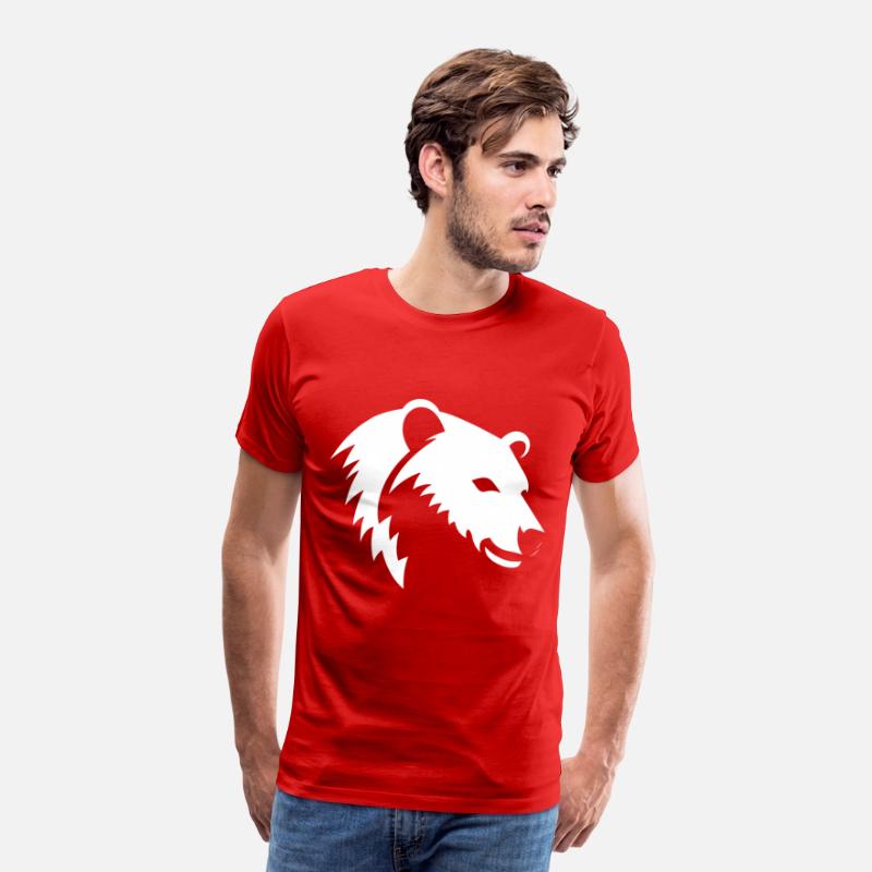 Bear Silhouette of a polar bear head