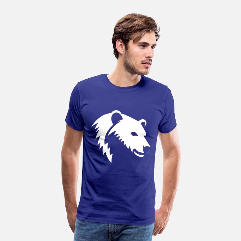 Bear Silhouette of a polar bear head