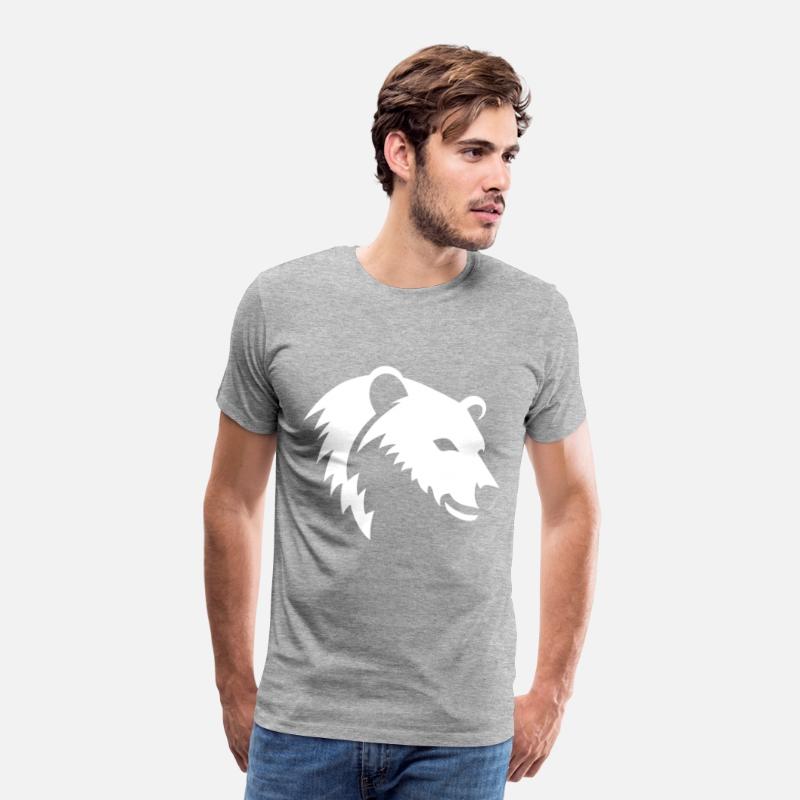 Bear Silhouette of a polar bear head