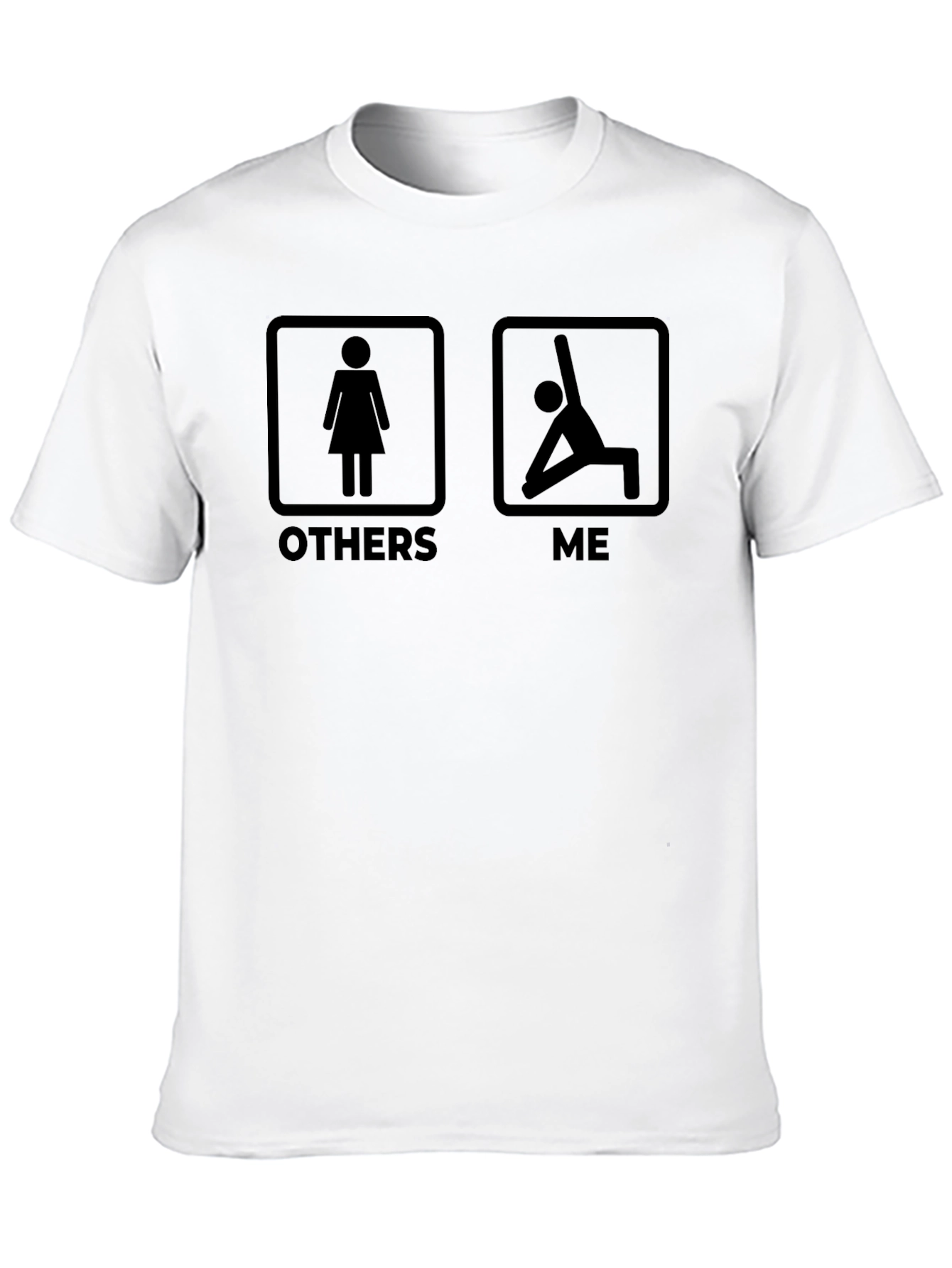 Yoga Lover T-Shirt: Others vs. Me Funny Graphic Tee