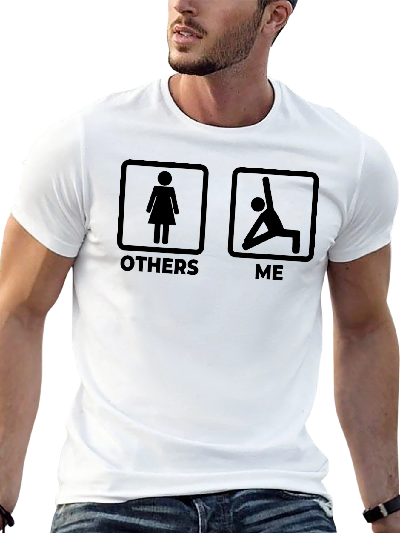 Yoga Lover T-Shirt: Others vs. Me Funny Graphic Tee