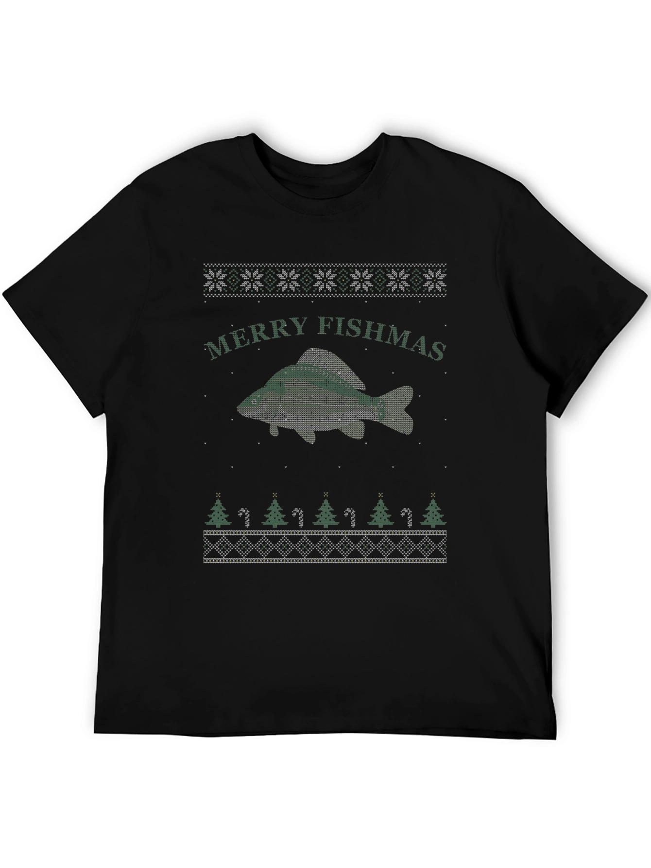 Merry Fishmas Ugly Christmas Sweater T-Shirt