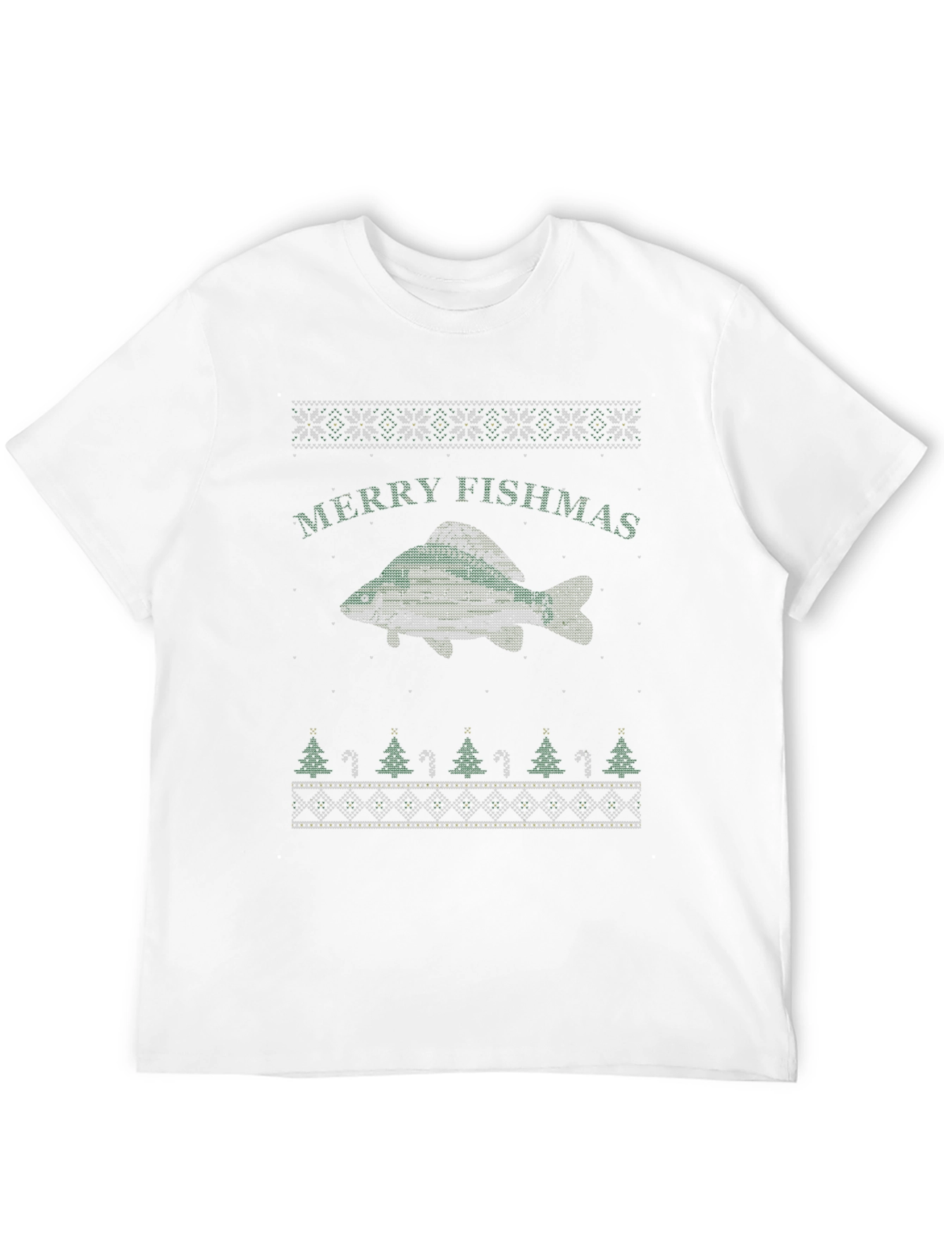 Merry Fishmas Ugly Christmas Sweater T-Shirt