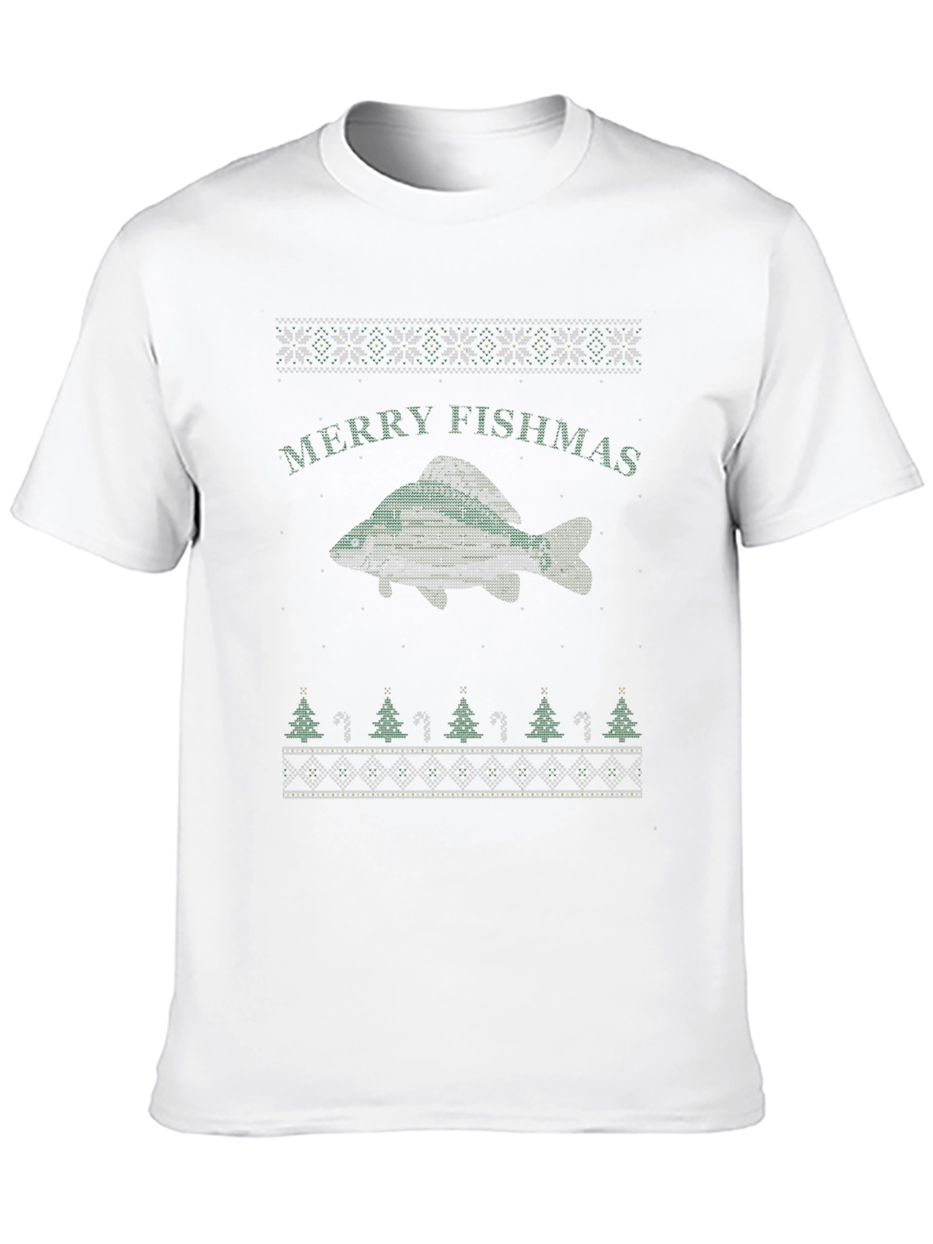 Merry Fishmas Ugly Christmas Sweater T-Shirt