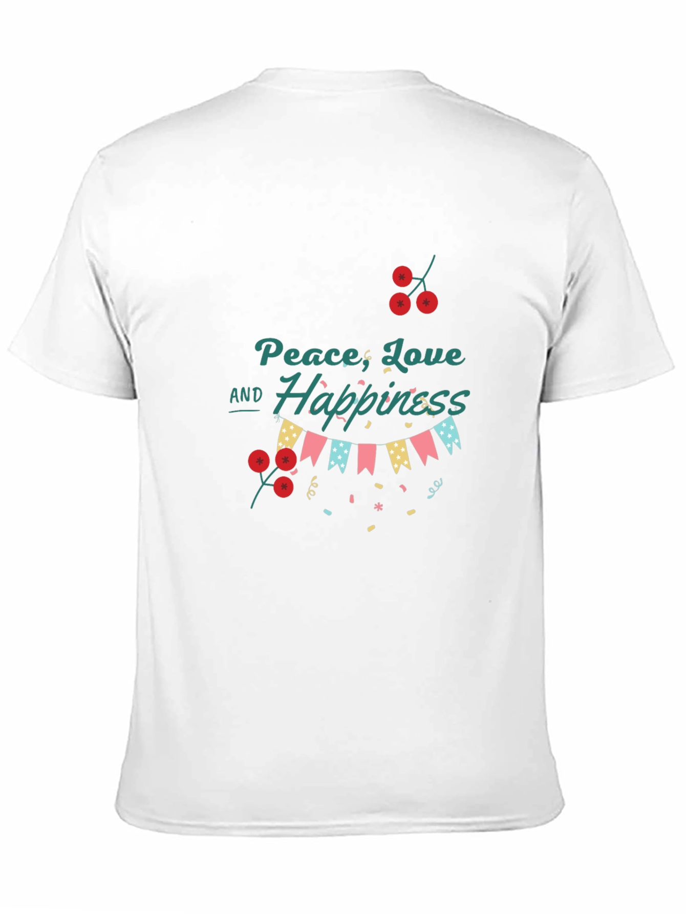 Peace Love and Happiness Graphic T-Shirt