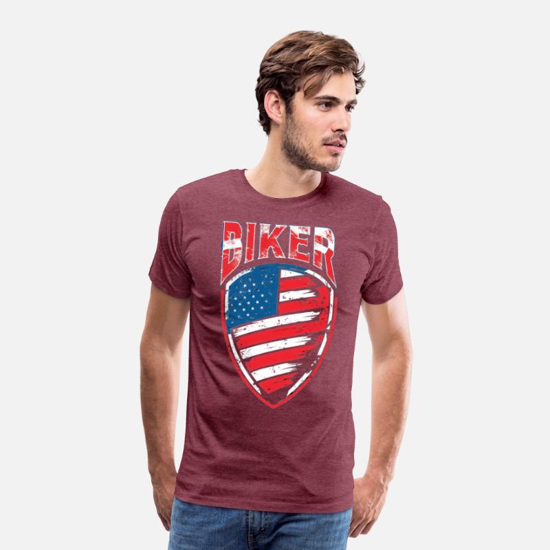 BIKER | USA Biker Crest | Father's Day Gift | Dad
