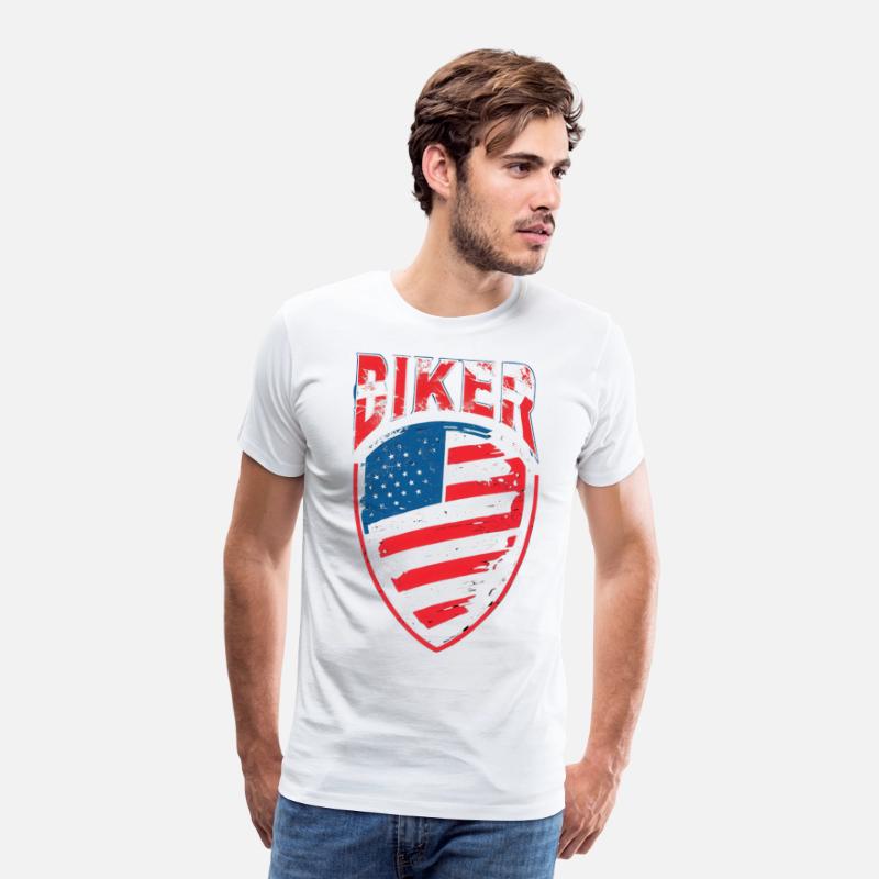 BIKER | USA Biker Crest | Father's Day Gift | Dad