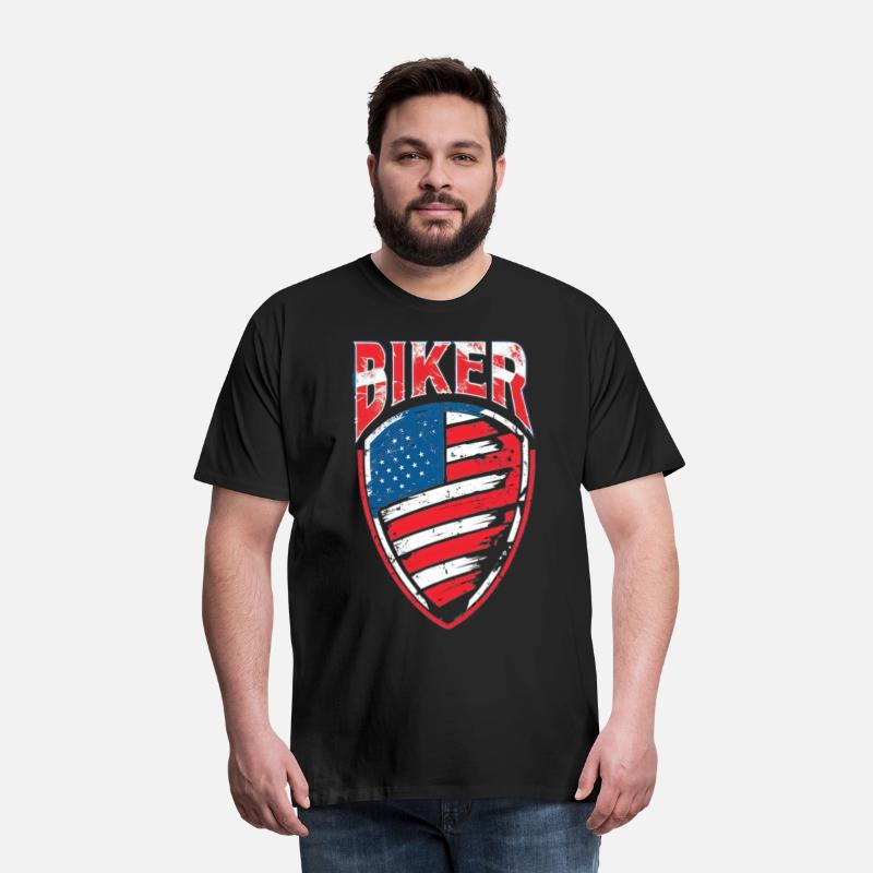BIKER | USA Biker Crest | Father's Day Gift | Dad