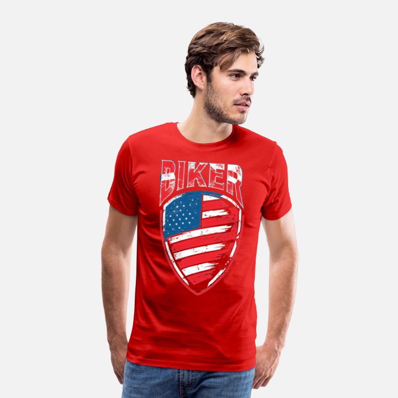 BIKER | USA Biker Crest | Father's Day Gift | Dad