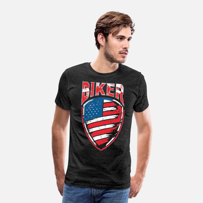 BIKER | USA Biker Crest | Father's Day Gift | Dad