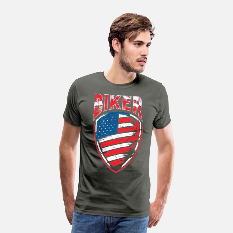 BIKER | USA Biker Crest | Father's Day Gift | Dad