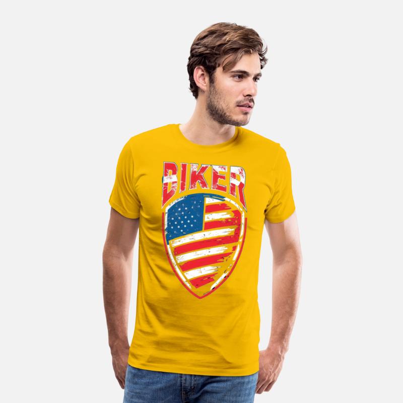 BIKER | USA Biker Crest | Father's Day Gift | Dad