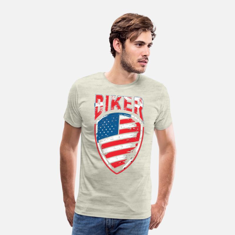 BIKER | USA Biker Crest | Father's Day Gift | Dad