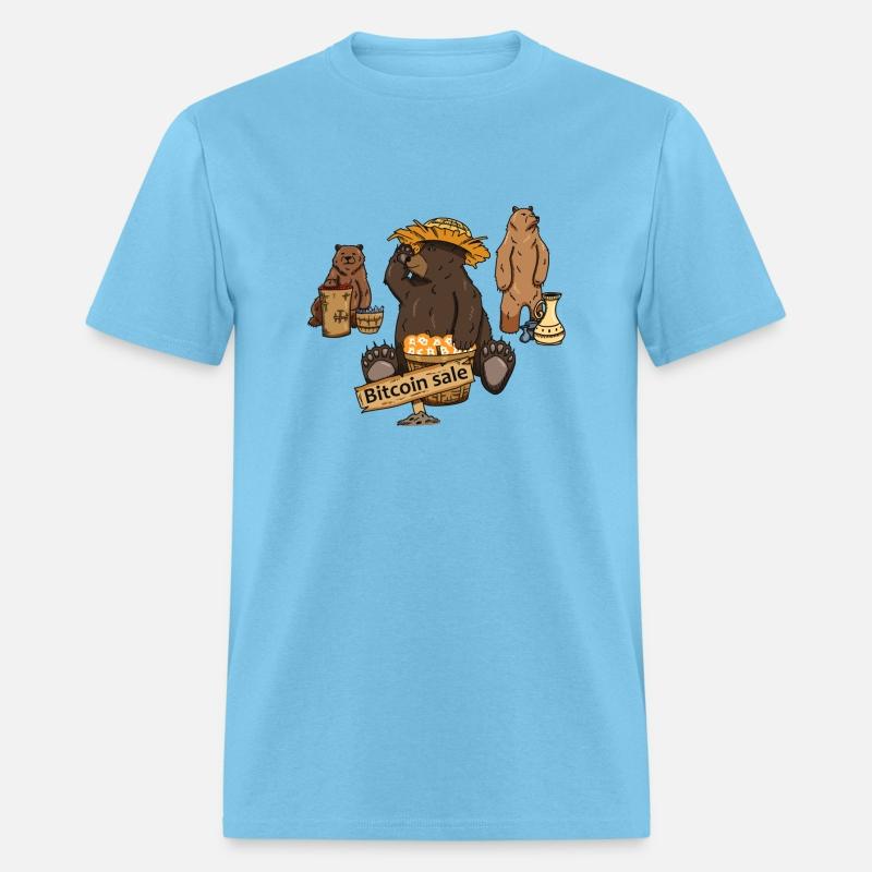 Bitcoin Bear BTC logo Crypto lover Hodl Design