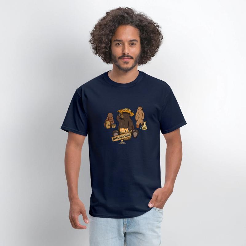 Bitcoin Bear BTC logo Crypto lover Hodl Design