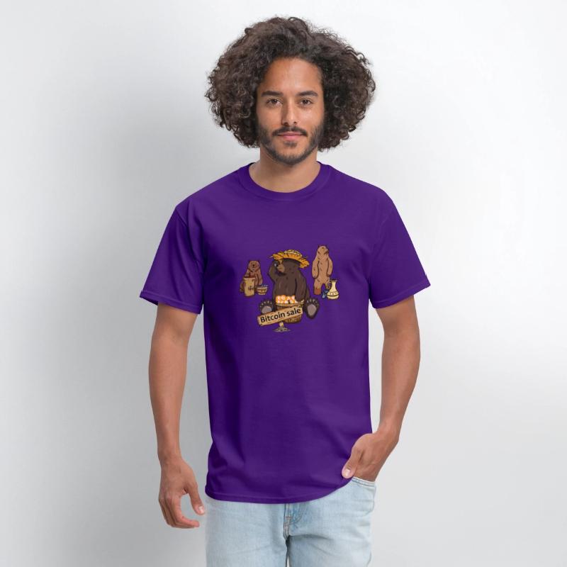 Bitcoin Bear BTC logo Crypto lover Hodl Design