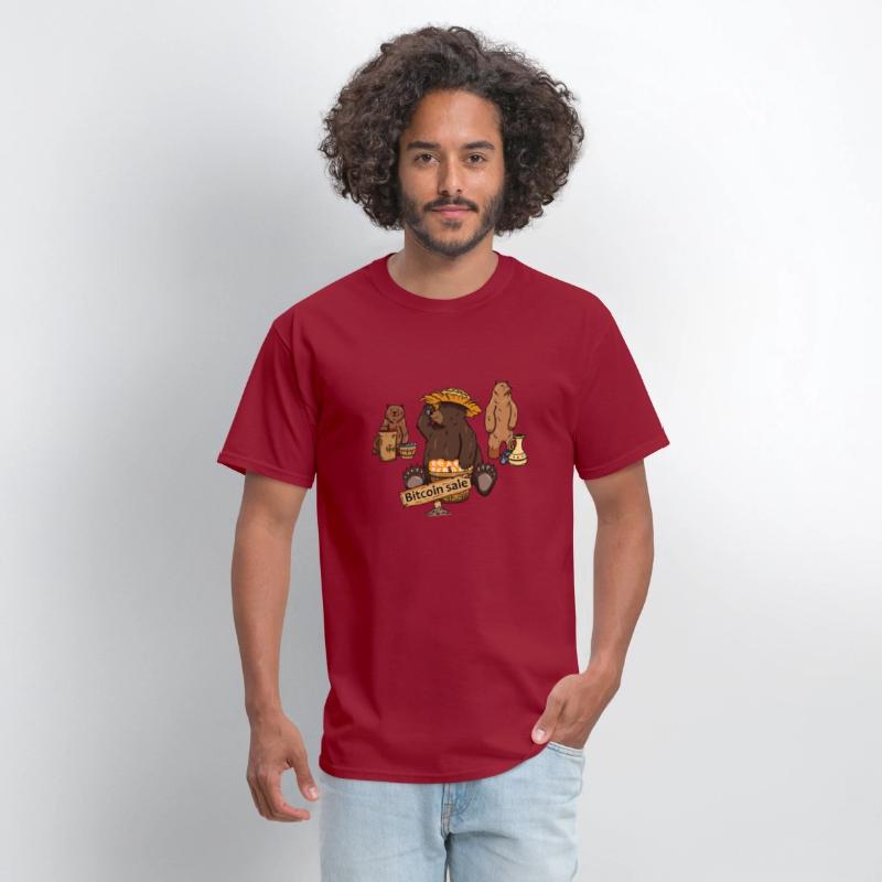 Bitcoin Bear BTC logo Crypto lover Hodl Design