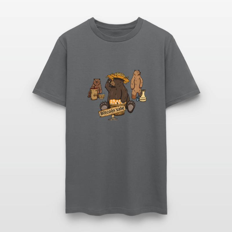 Bitcoin Bear BTC logo Crypto lover Hodl Design