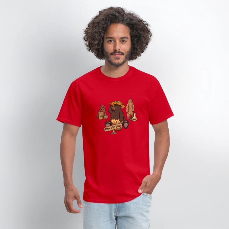 Bitcoin Bear BTC logo Crypto lover Hodl Design