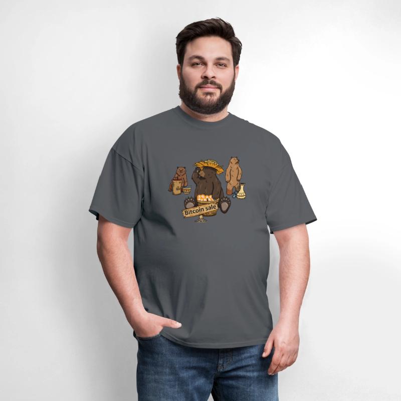 Bitcoin Bear BTC logo Crypto lover Hodl Design