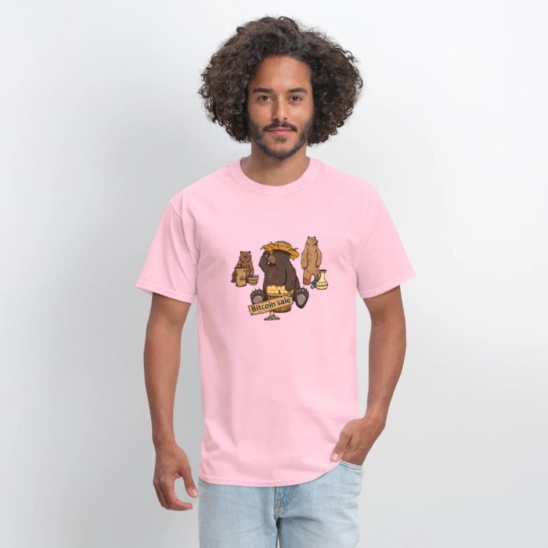 Bitcoin Bear BTC logo Crypto lover Hodl Design