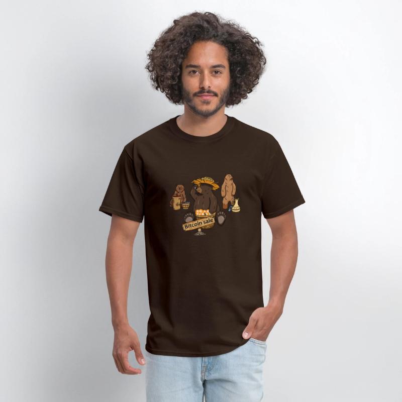 Bitcoin Bear BTC logo Crypto lover Hodl Design