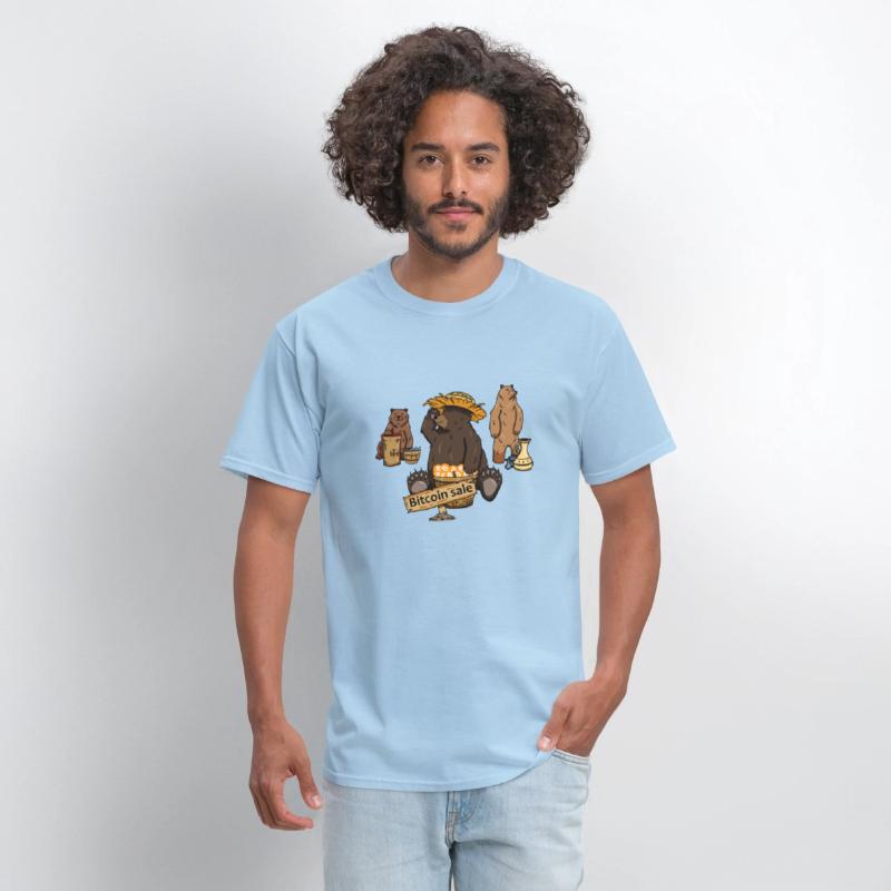 Bitcoin Bear BTC logo Crypto lover Hodl Design