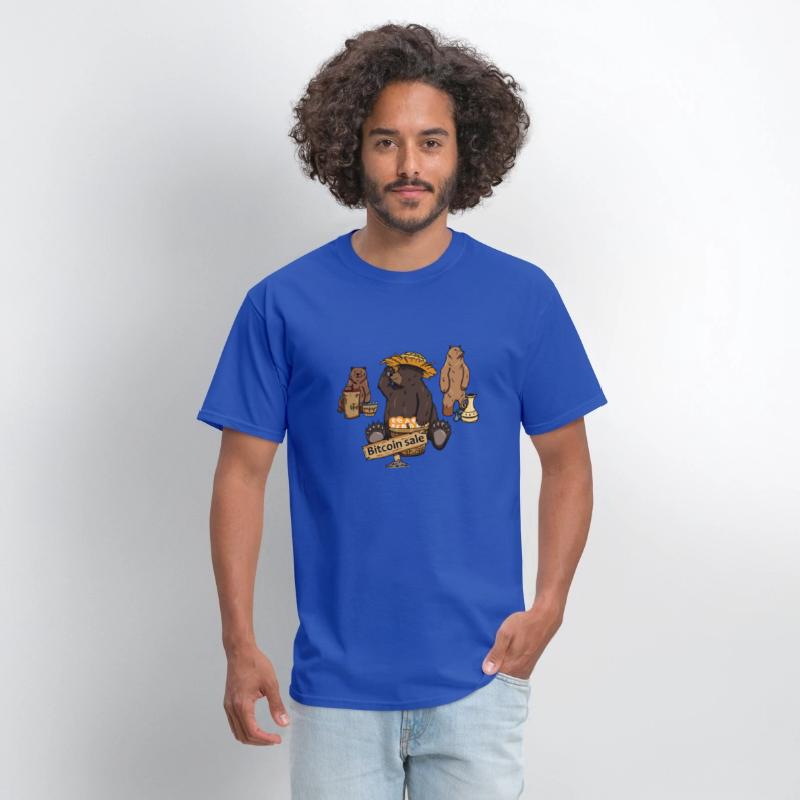 Bitcoin Bear BTC logo Crypto lover Hodl Design