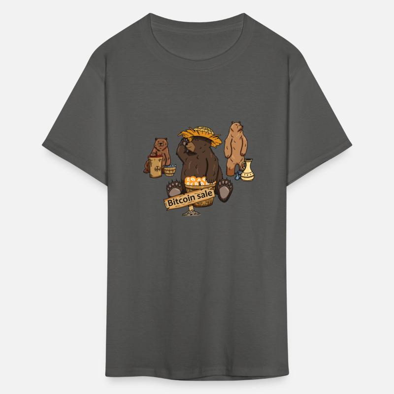 Bitcoin Bear BTC logo Crypto lover Hodl Design