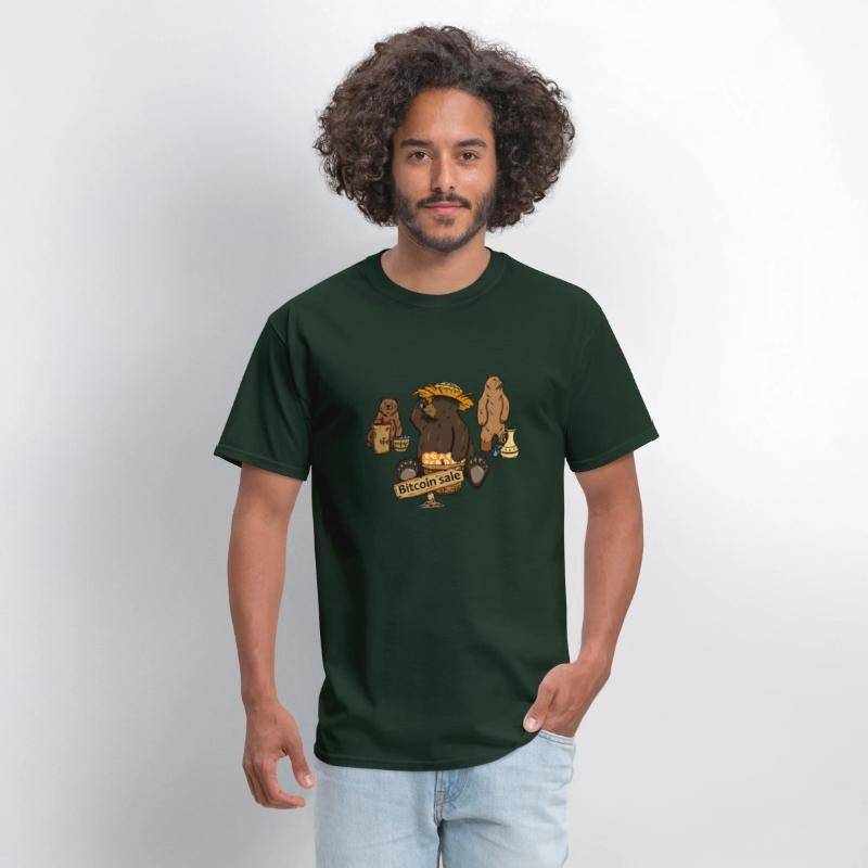 Bitcoin Bear BTC logo Crypto lover Hodl Design