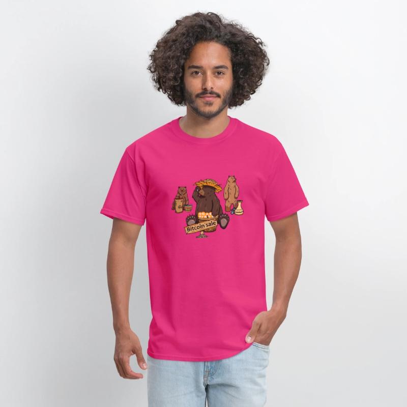 Bitcoin Bear BTC logo Crypto lover Hodl Design