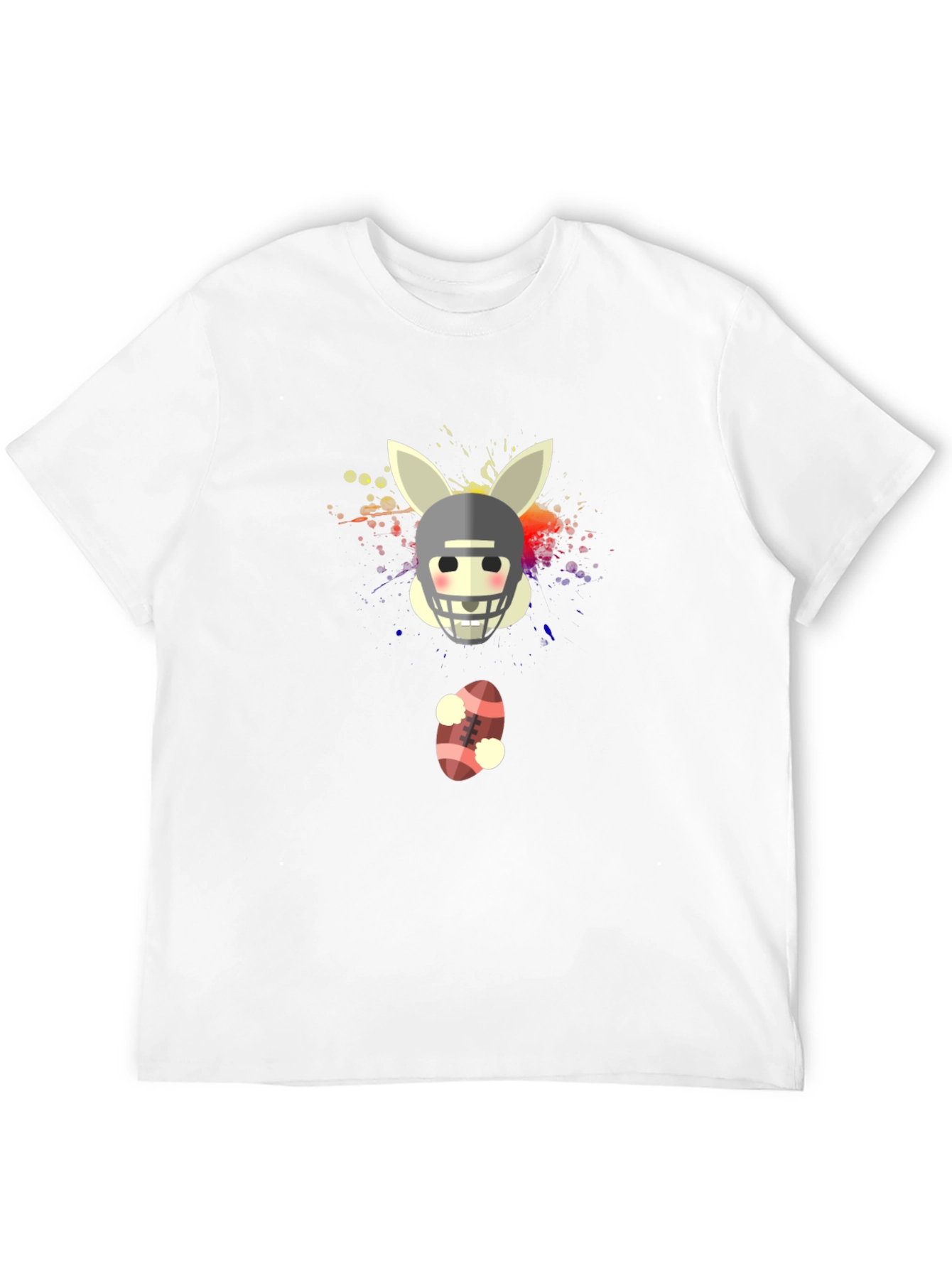 Easter Football Bunny T-Shirt